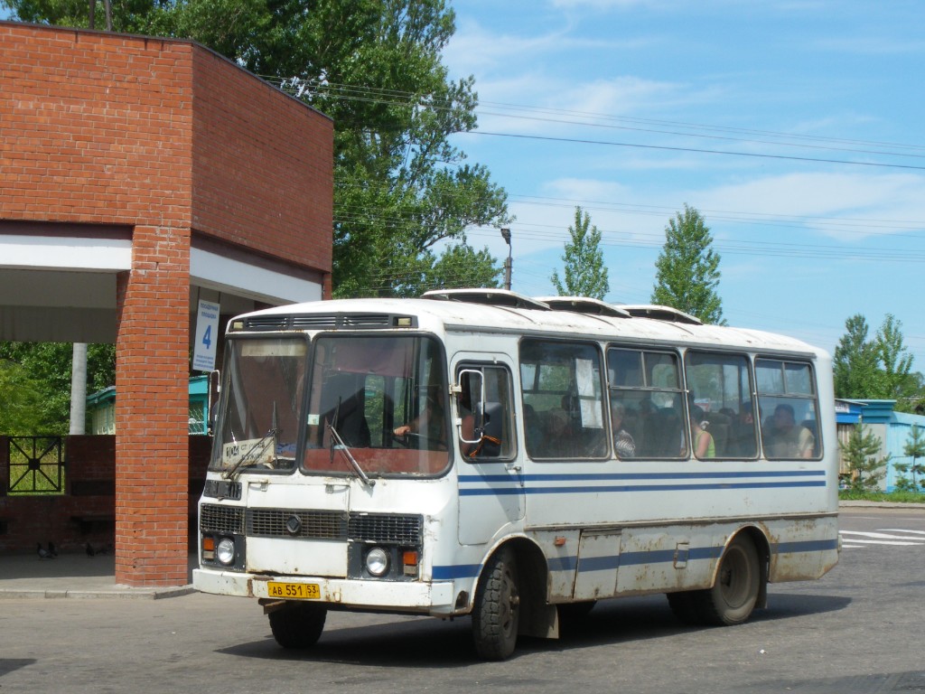 Новгородская область, ПАЗ-3205-110-50 № АВ 551 53