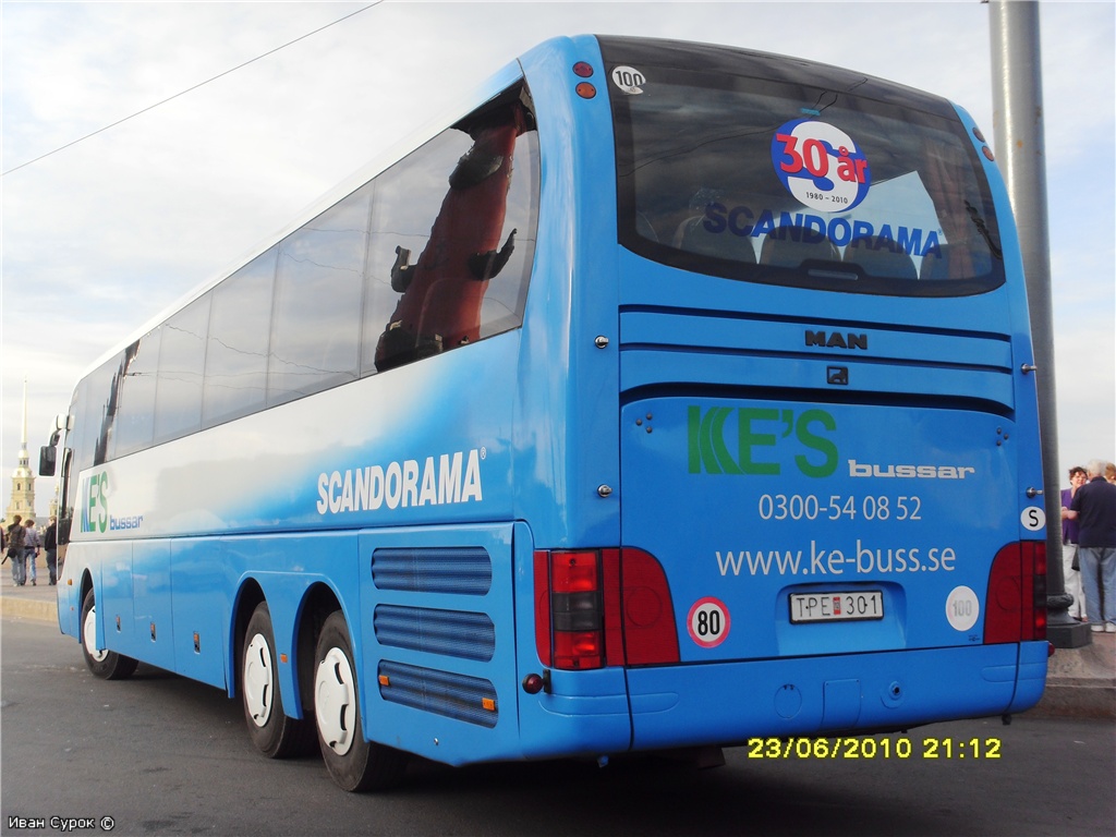 Швеция, MAN R08 Lion's Top Coach RHC464 № 318