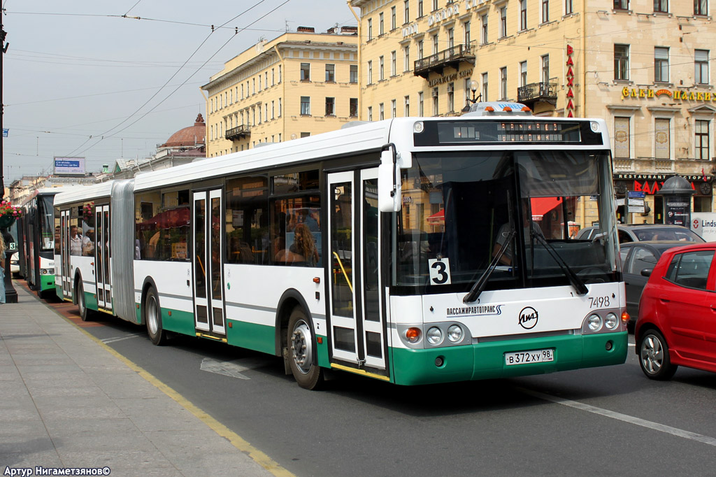 Санкт-Петербург, ЛиАЗ-6213.20 № 7498