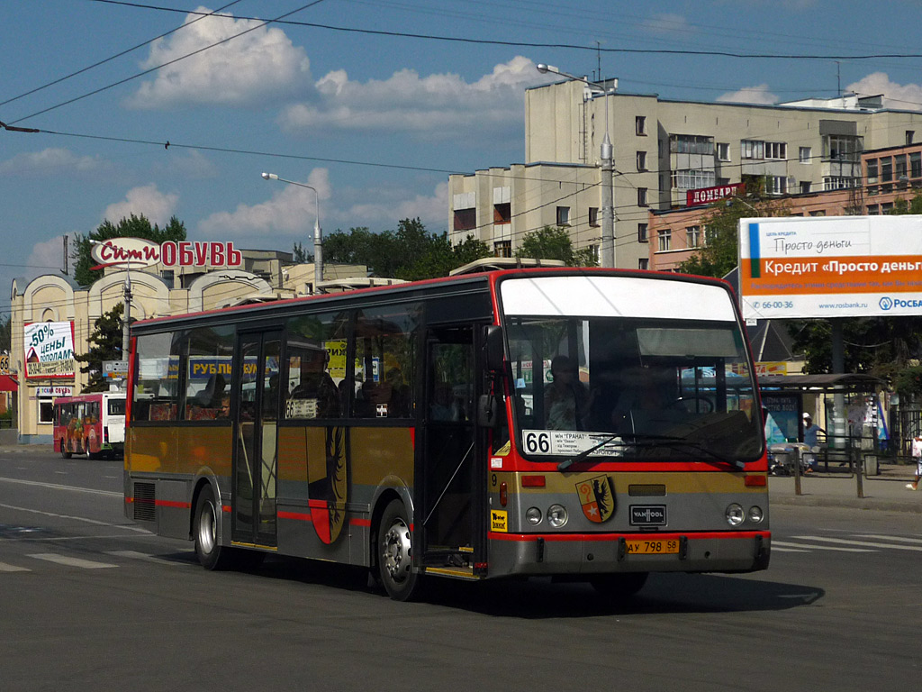 Пензенская область, Van Hool A600 № АУ 798 58