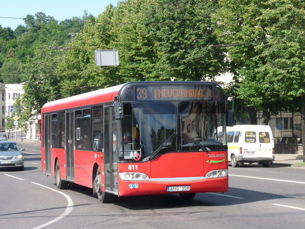 Литва, Solaris Urbino II 12 № 611