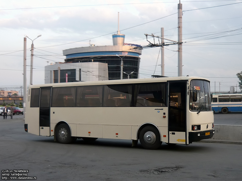 Челябинская область, ЛАЗ-4207JT "Лайнер-10" № АК 787 74