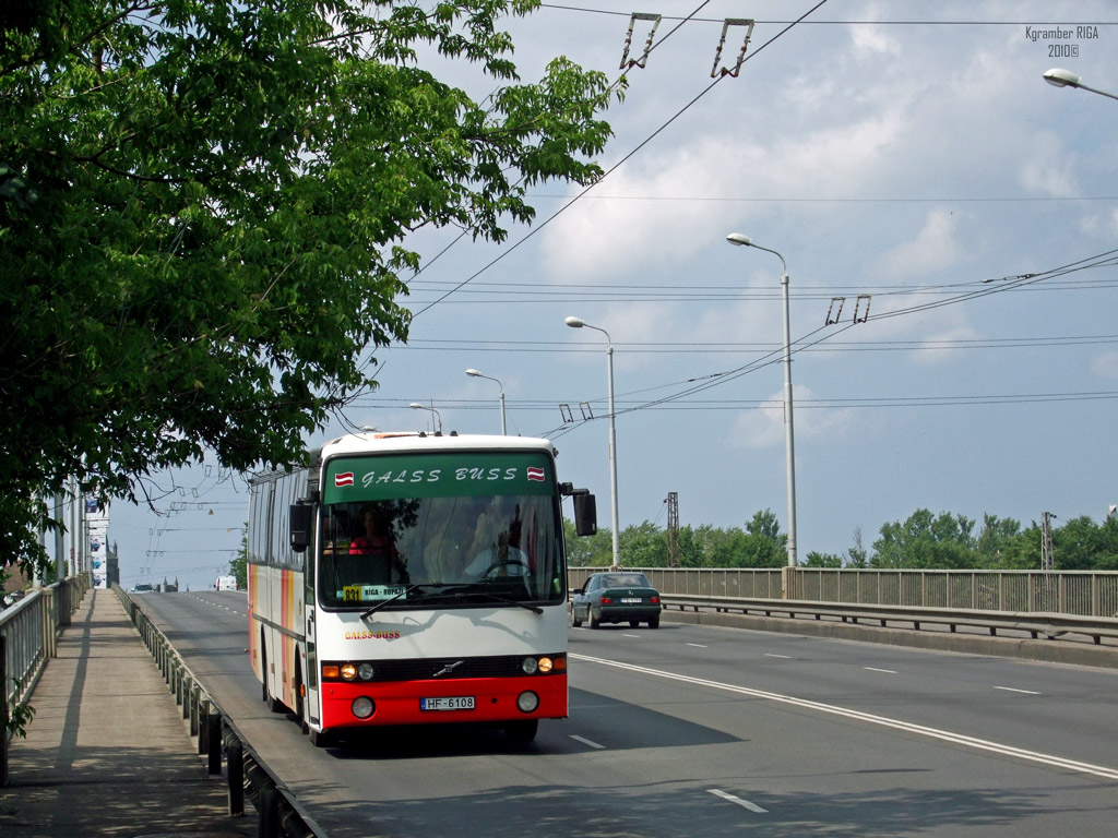 Латвия, Van Hool T8 Alizée 260NL № HF-6108