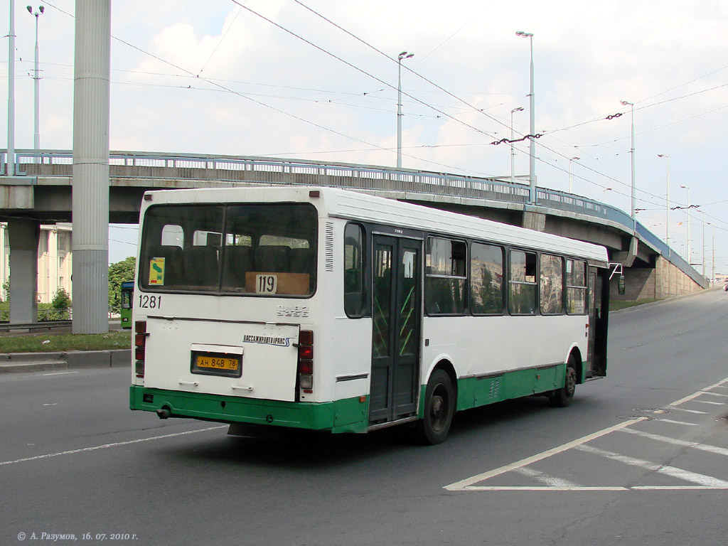 Санкт-Петербург, ЛиАЗ-5256.25-11 № 1281