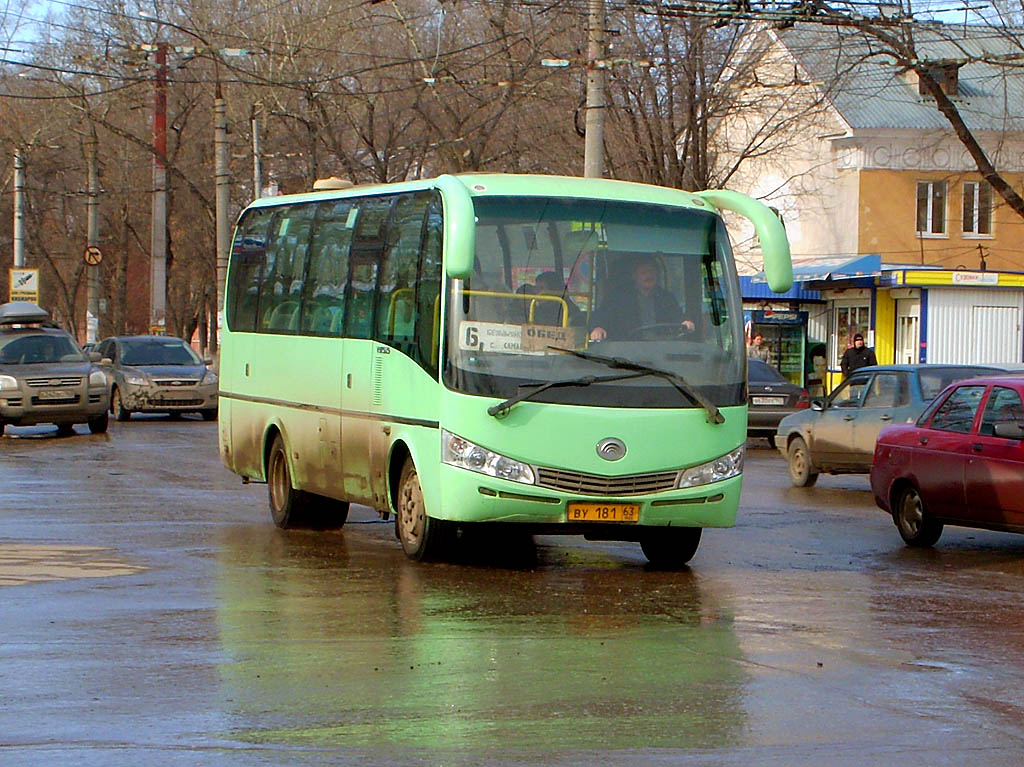 Самарская область, Yutong ZK6737D № ВУ 181 63