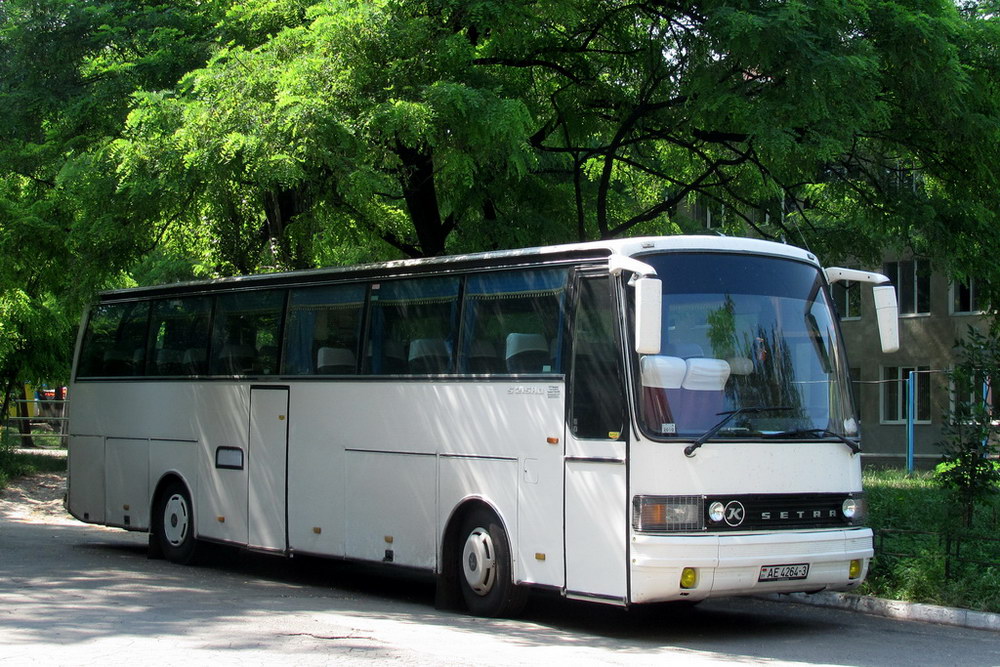 Setra s215 салон