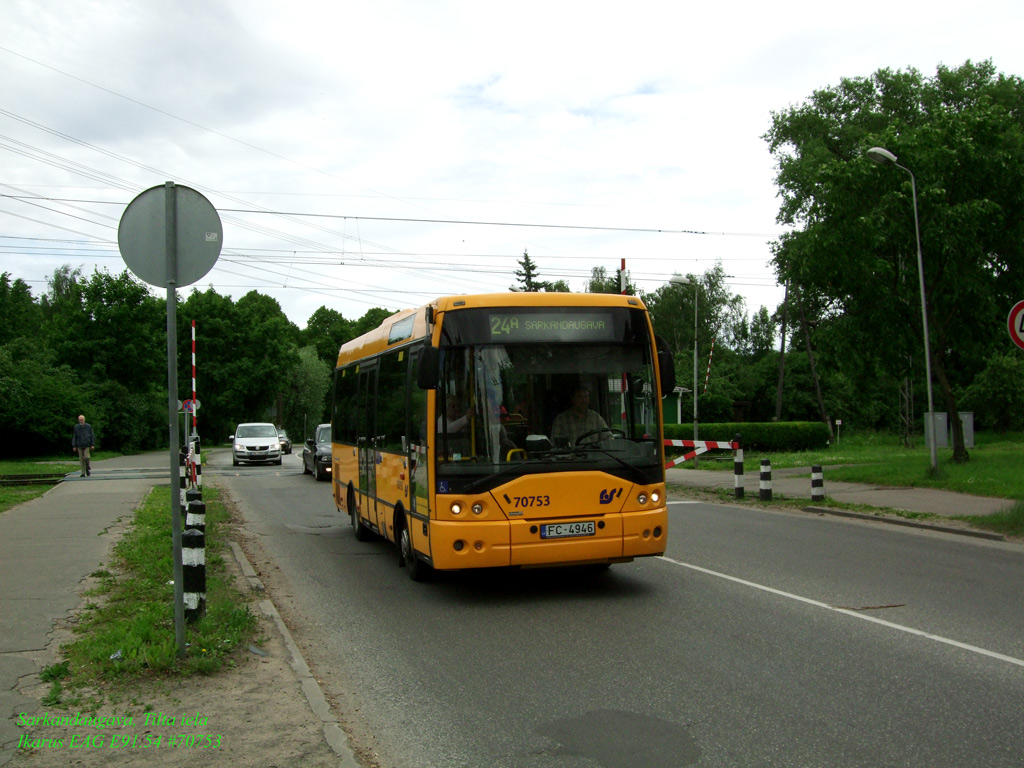 Латвия, Ikarus EAG E91.54 № 70753