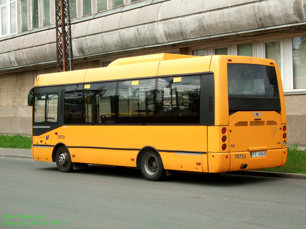 Латвия, Ikarus EAG E91.54 № 70753