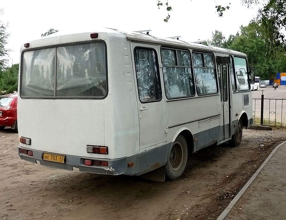 Ленинградская область, ПАЗ-3205-110 № АК 703 47