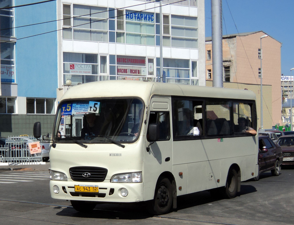 Nizhegorodskaya region, Hyundai County SWB (all TagAZ buses) Nr. АС 943 52
