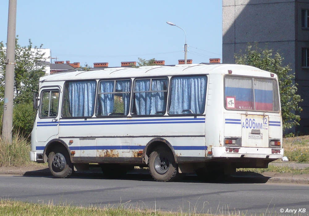 Марий Эл, ПАЗ-3205-110 № А 806 ММ 12