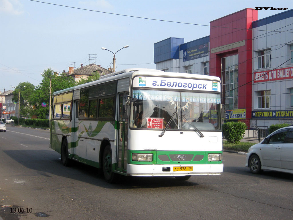 Амурская область, Daewoo BS106 (Busan) № 13 — Фото — Автобусный транспорт