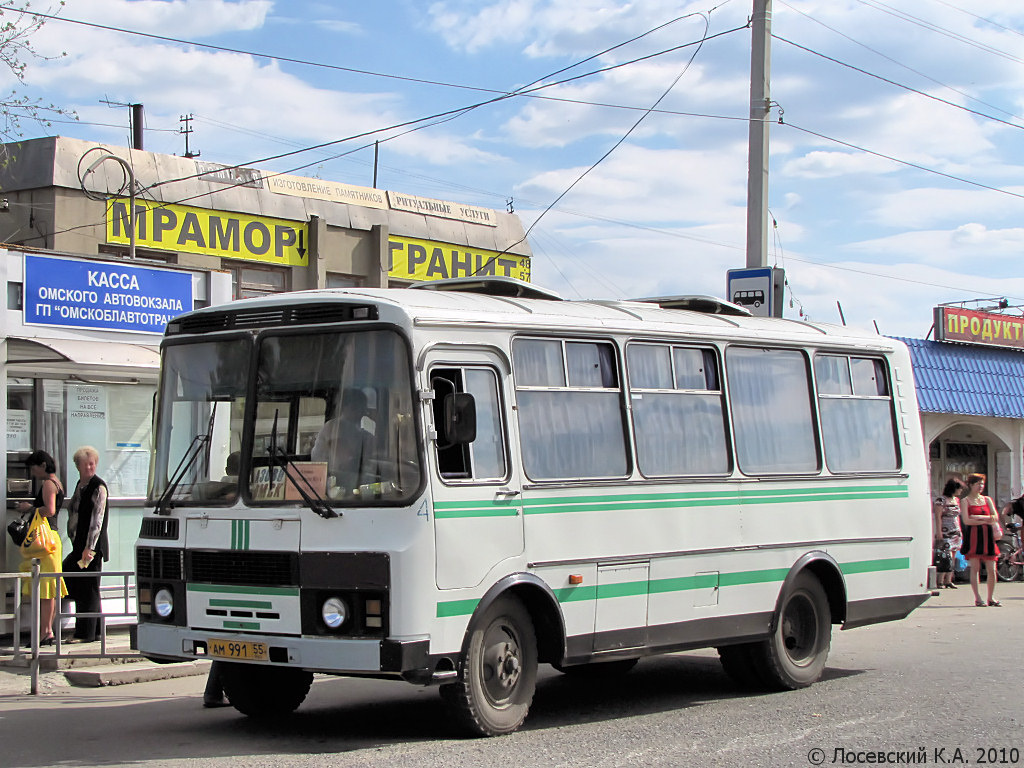 Омская область, ПАЗ-3205 (00) № 4