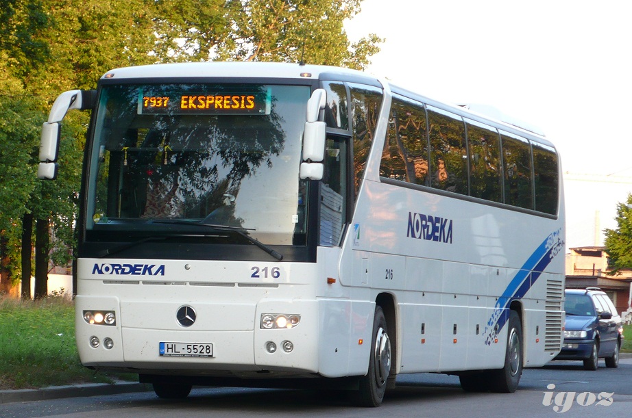 Латвия, Mercedes-Benz O350-15RHD Tourismo № 216