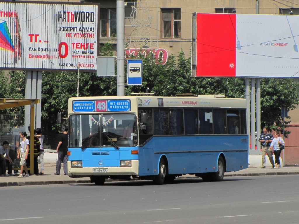 Карагандинская область, Mercedes-Benz O405 № M 454 CA