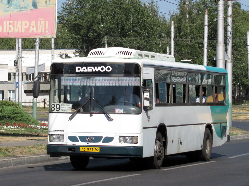 Пензенская область, Daewoo BS106 Royal City (Busan) № АС 971 58