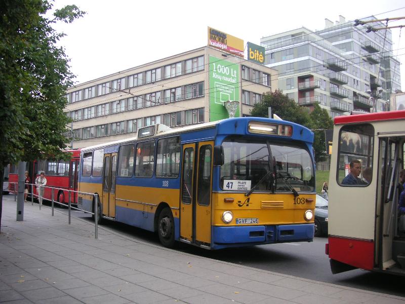 Литва, Mercedes-Benz O305 № 103