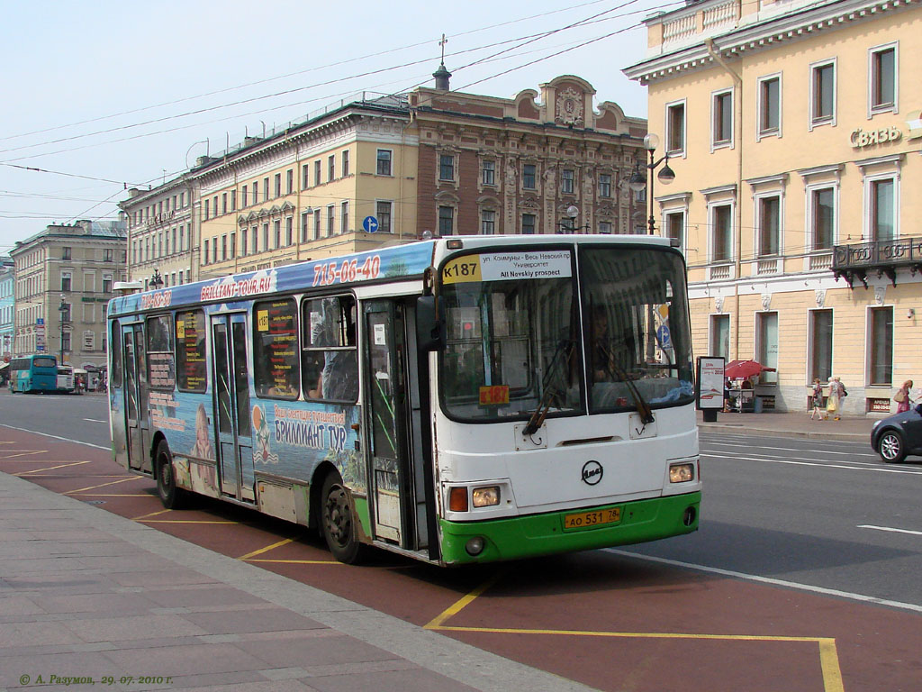 Санкт-Петербург, ЛиАЗ-5256.25 № АО 531 78