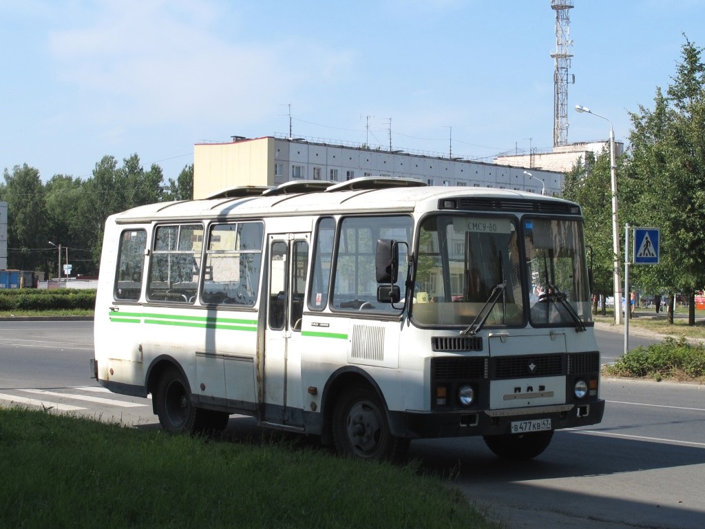 Ленинградская область, ПАЗ-3205-110 № В 477 КВ 47