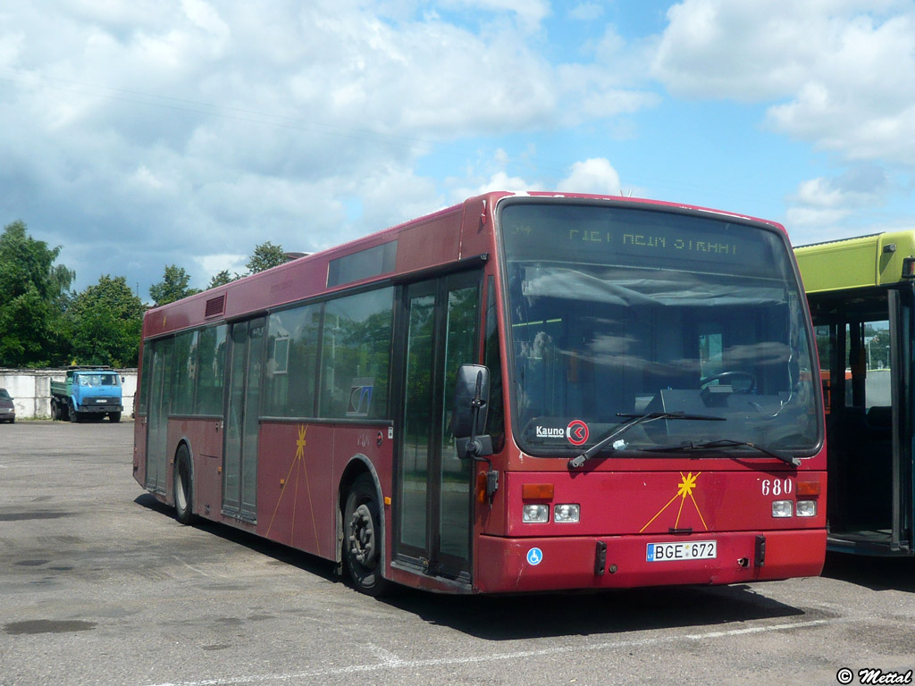 Литва, Van Hool A300 № 680 — Фото — Автобусный транспорт