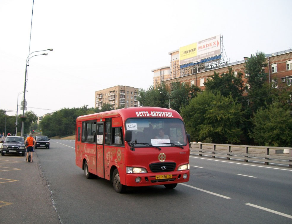 Москва, Hyundai County SWB (ТагАЗ) № ВС 170 77