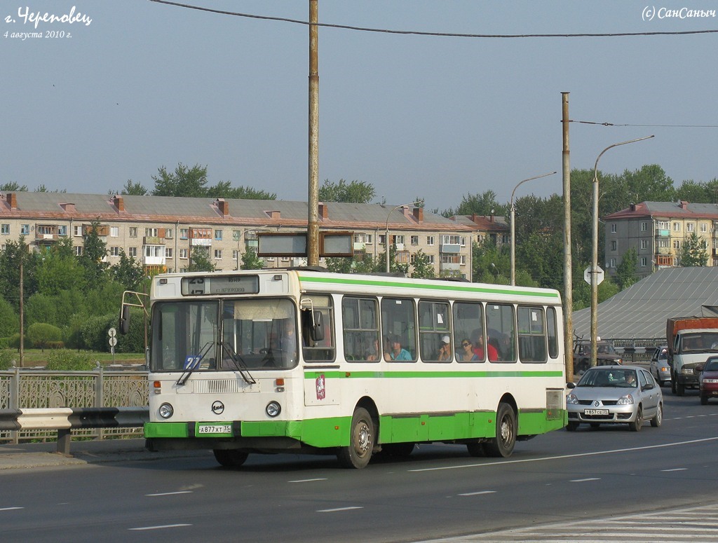 Вологодская область, ЛиАЗ-5256.00 № А 877 ХТ 35