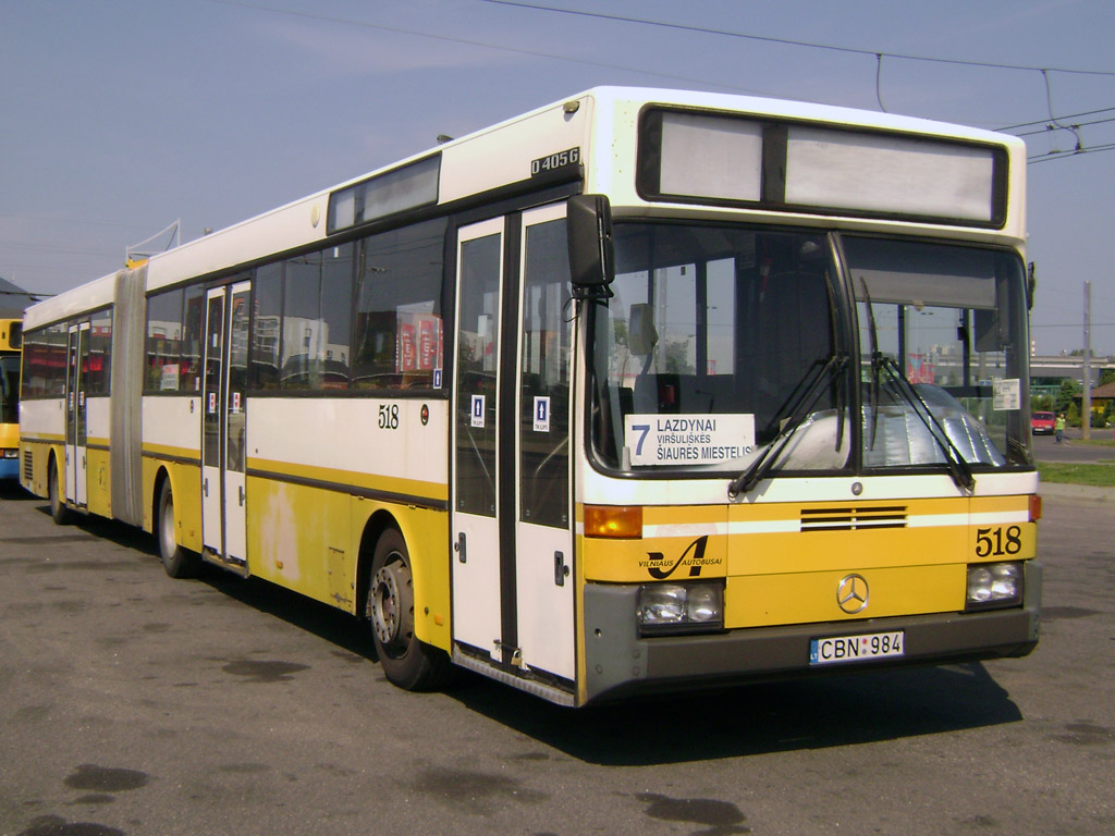 Литва, Mercedes-Benz O405G № 518