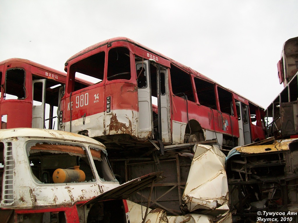 Jakutien Republik, LiAZ-677M (ToAZ) Nr. КЕ 980 14