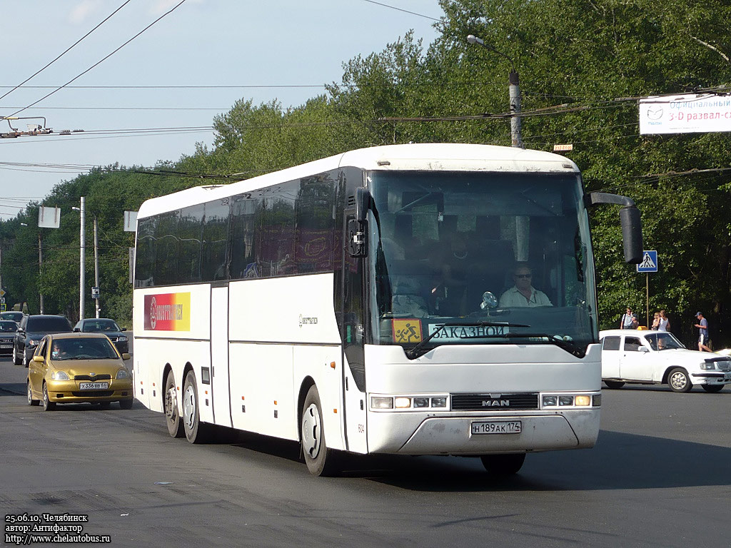 Obwód czelabiński, MAN A32 Lion's Top Coach RH4*3-13,7 Nr Н 189 АК 174