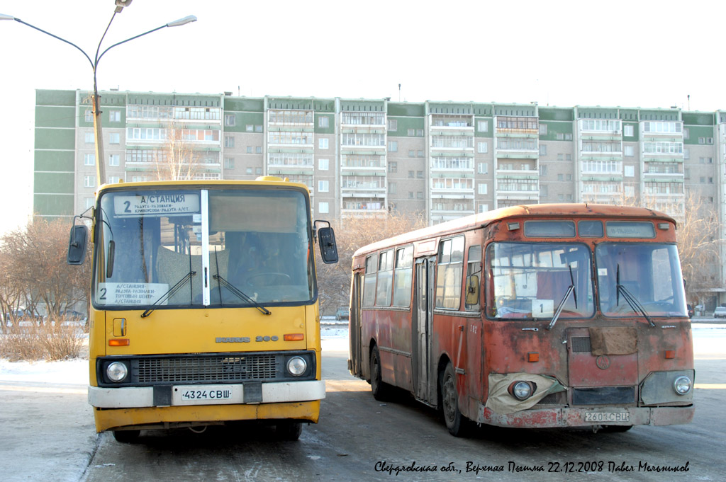 Свердловская область, Ikarus 260.50 № 431; Свердловская область, ЛиАЗ-677М № 282