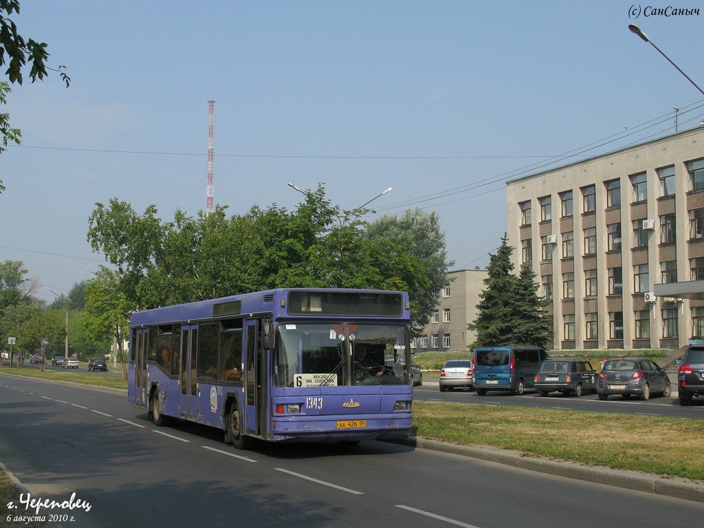 Вологодская область, МАЗ-103.002 № 1343