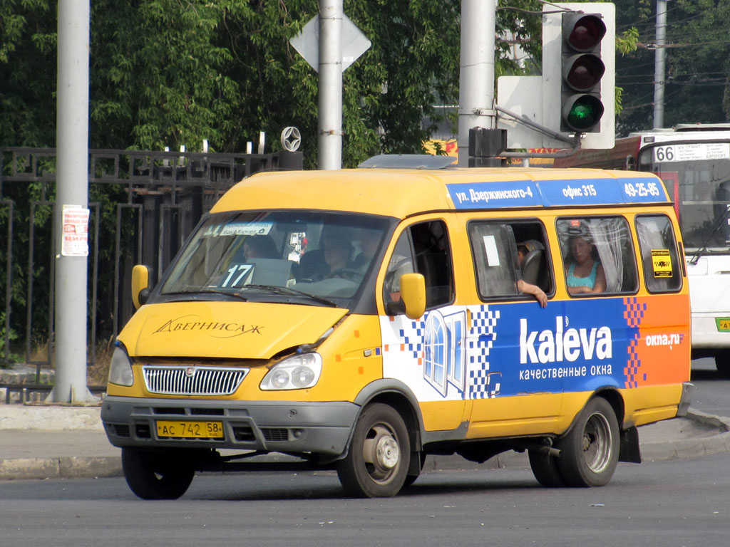 Penza region, GAZ-322132 (XTH, X96) č. АС 742 58