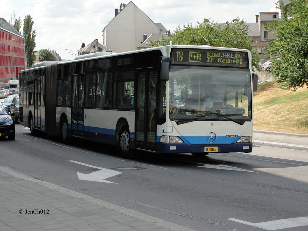 Люксембург, Mercedes-Benz O530G Citaro G № 617