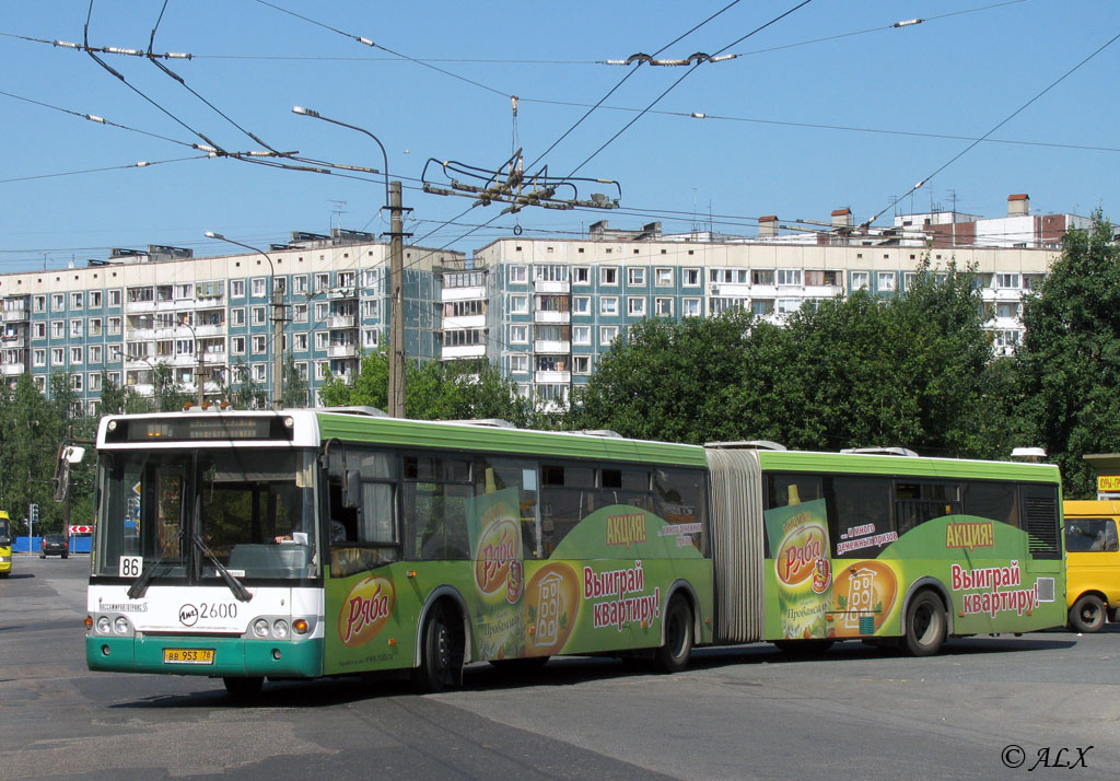 Санкт-Петербург, ЛиАЗ-6213.20 № 2600