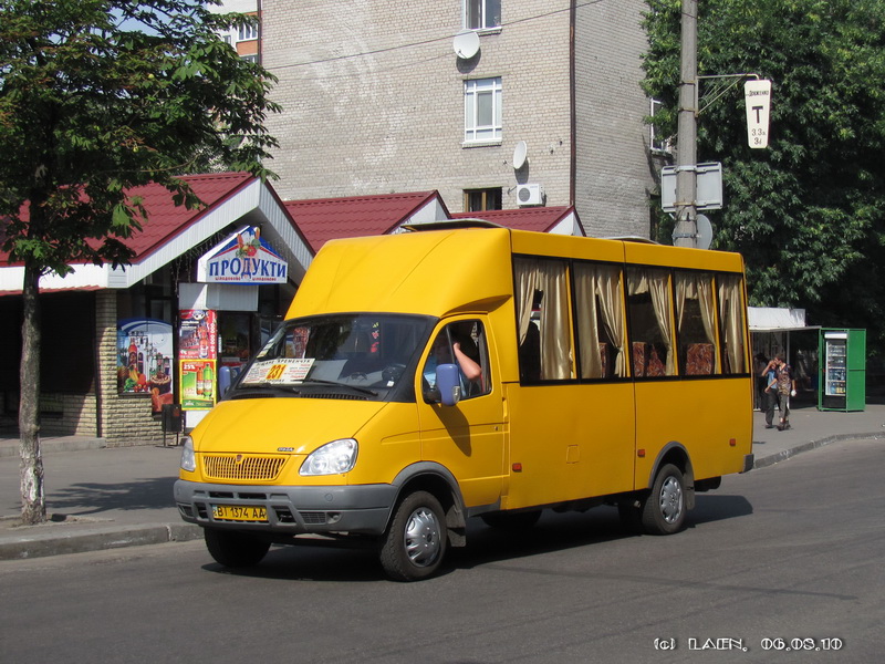 Полтавская область, Рута 20 № BI 1374 AA