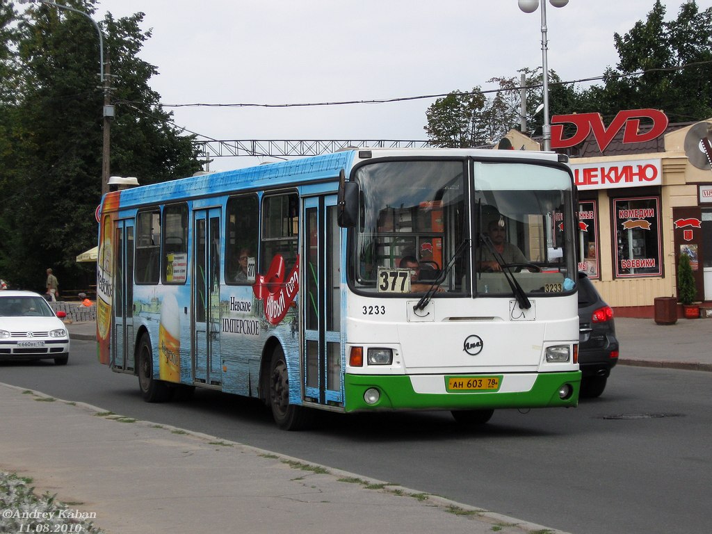 Санкт-Петербург, ЛиАЗ-5256.25 № 3233