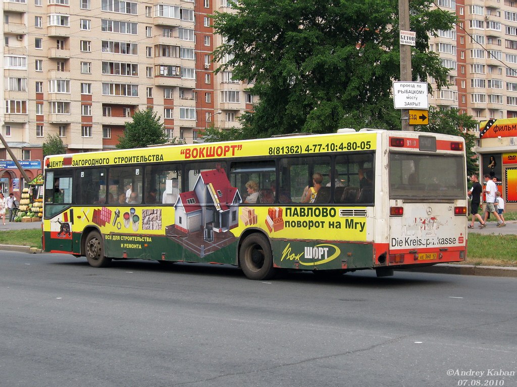 Ленінградская вобласць, Mercedes-Benz O405N № АЕ 360 47