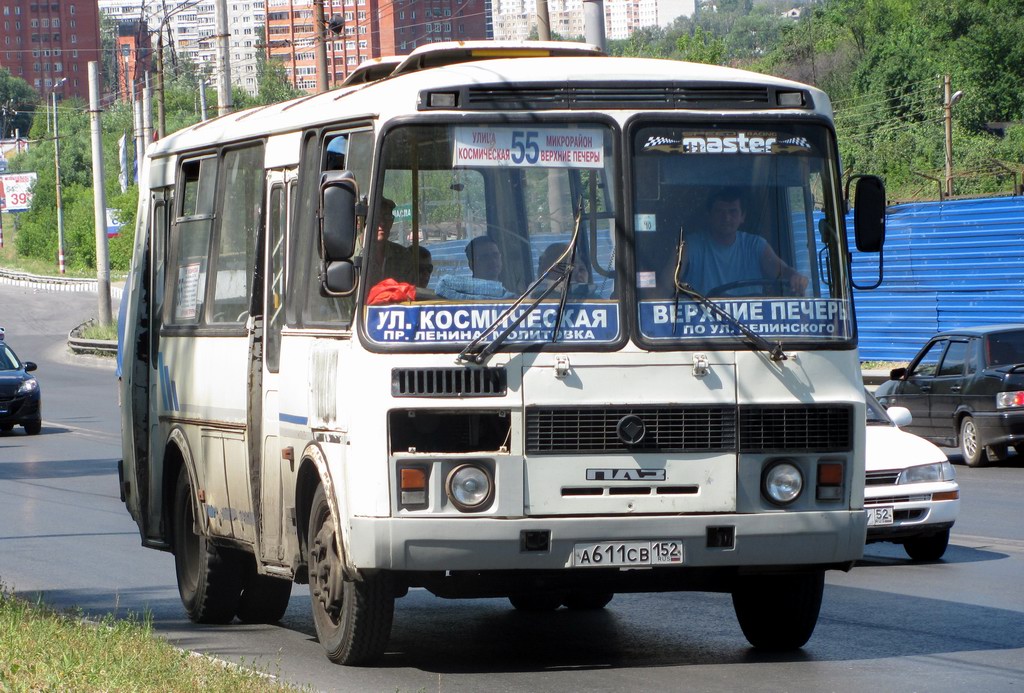 Нижегородская область, ПАЗ-32054-07 № А 611 СВ 152