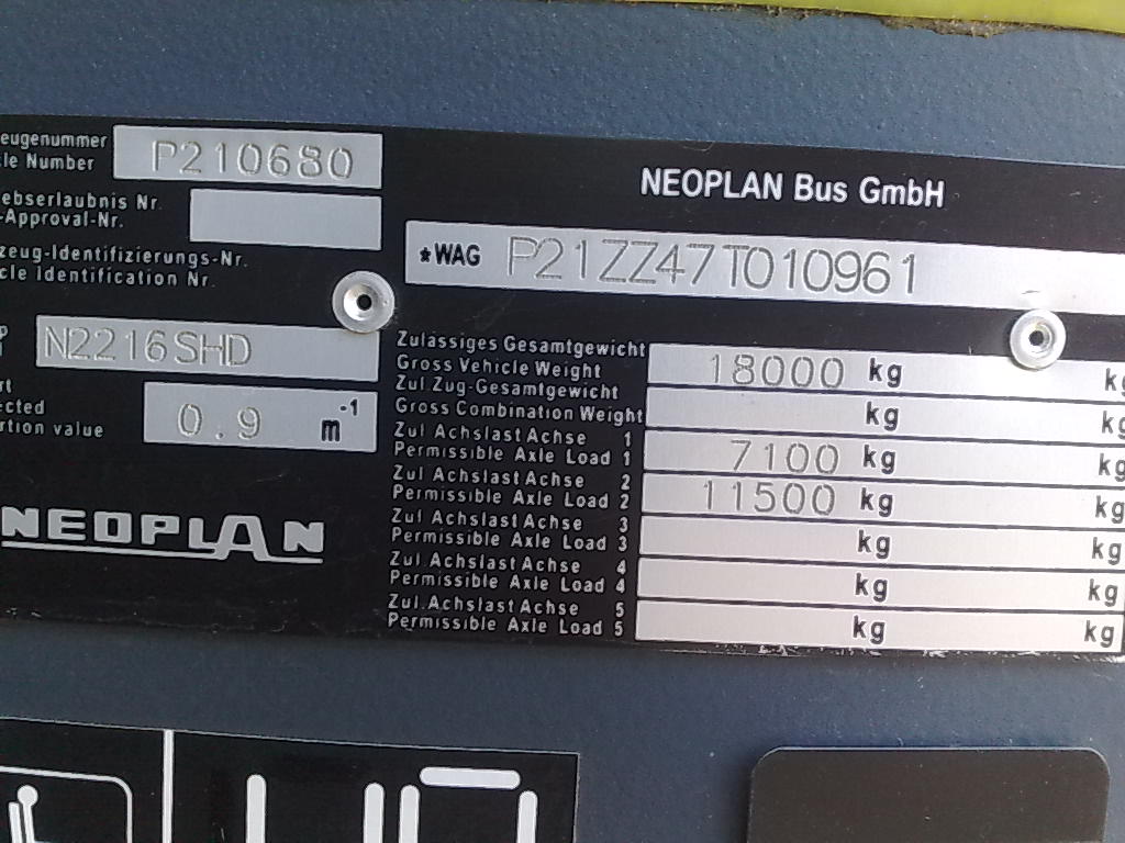 Липецкая область, Neoplan P21 N2216SHD Tourliner SHD № К 949 КК 48