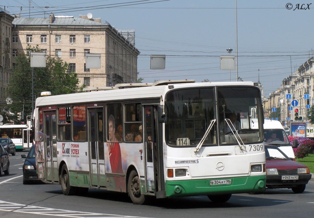 Санкт-Петербург, ЛиАЗ-5256.25 № 7309