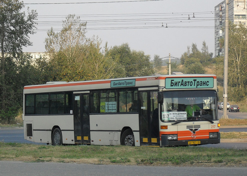 Владимирская область, Mercedes-Benz O405N № ВР 927 33