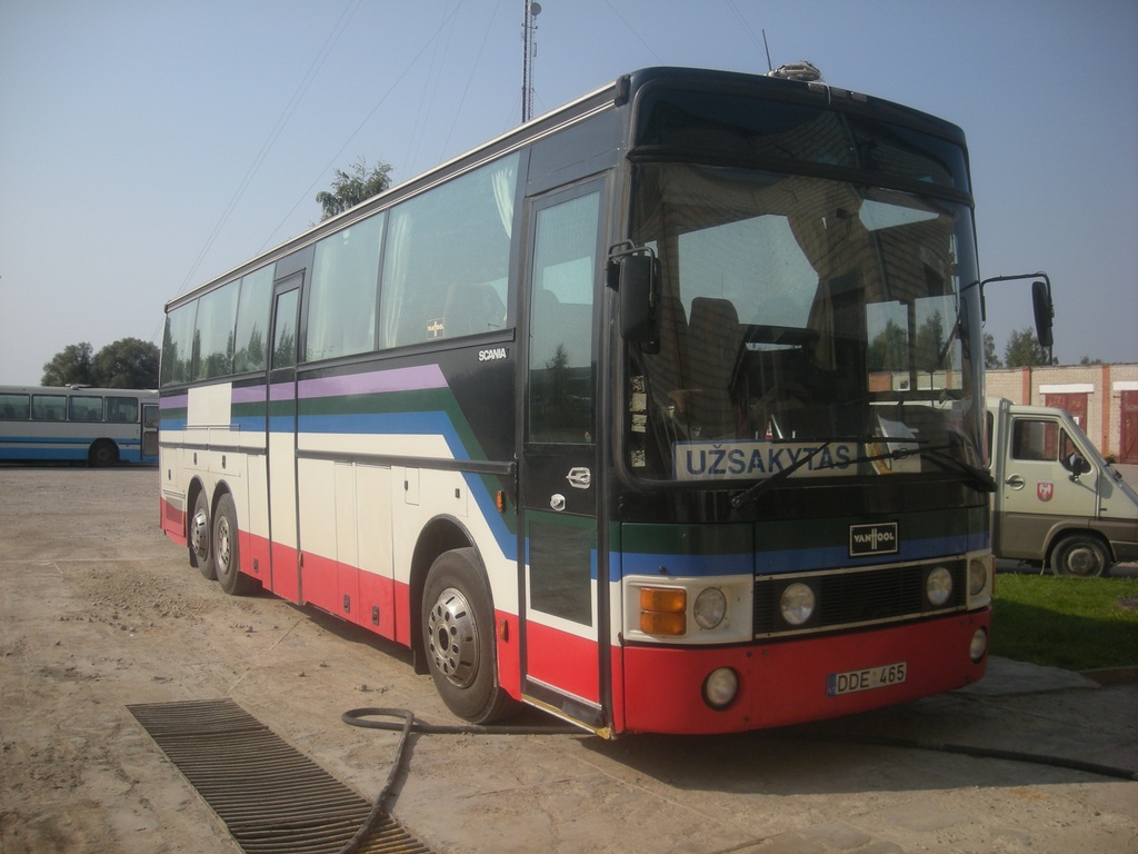 Литва, Van Hool T8 Alizée 360 № DDE 465