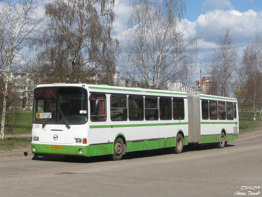 Pskov region, LiAZ-6212.00 # 213