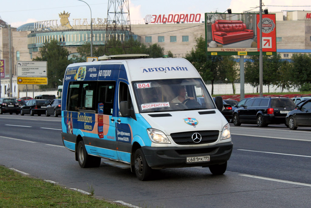 Москва, Луидор-22340A (MB Sprinter 515CDI) № С 681 РК 199