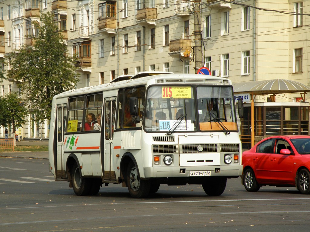 Нижегородская область, ПАЗ-32054 № А 921 УВ 152