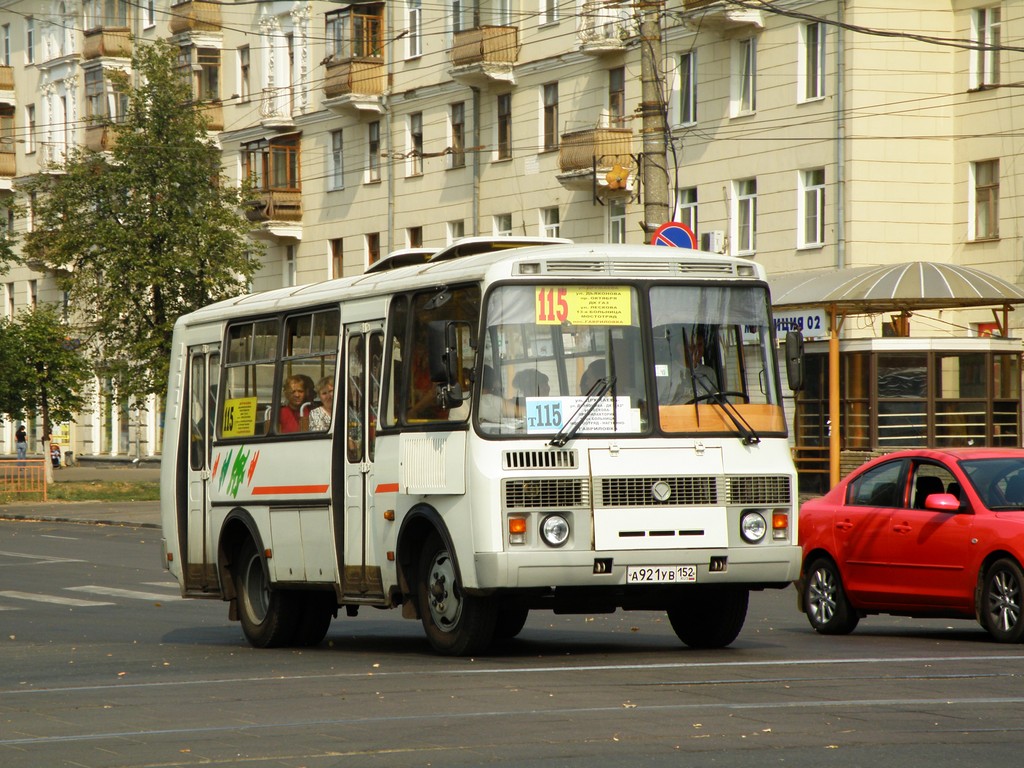 Ніжагародская вобласць, ПАЗ-32054 № А 921 УВ 152