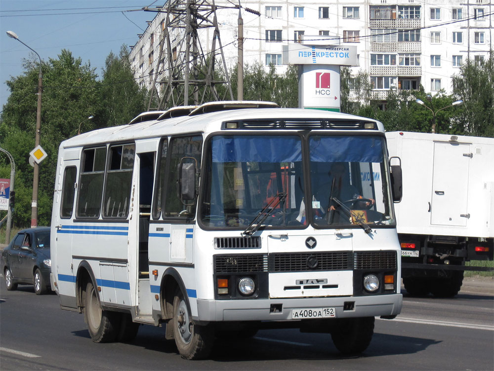 Нижегородская область, ПАЗ-3205-110 № А 408 ОА 152