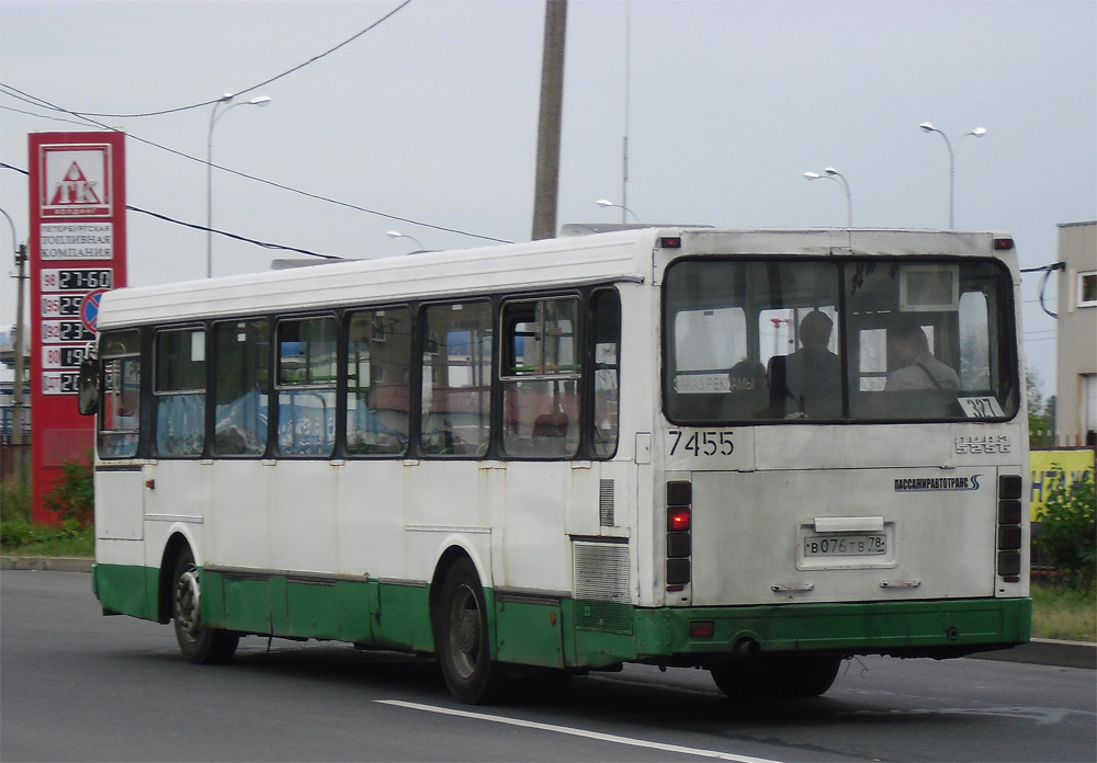 Санкт-Петербург, ЛиАЗ-5256.25 № 7455