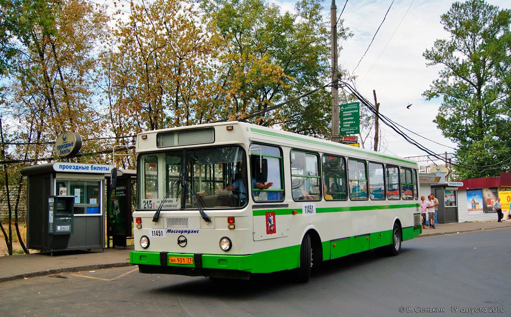 Москва, ЛиАЗ-5256.25 № 11451