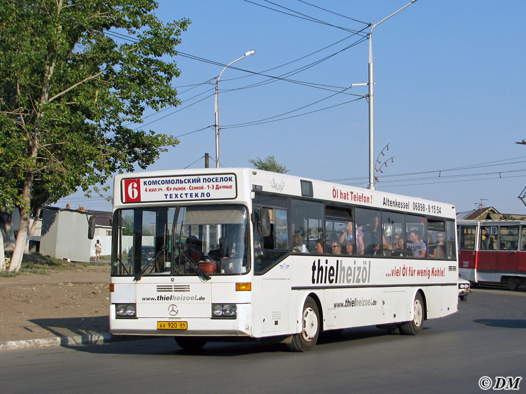 Saratov region, Mercedes-Benz O405 Nr. АХ 920 64